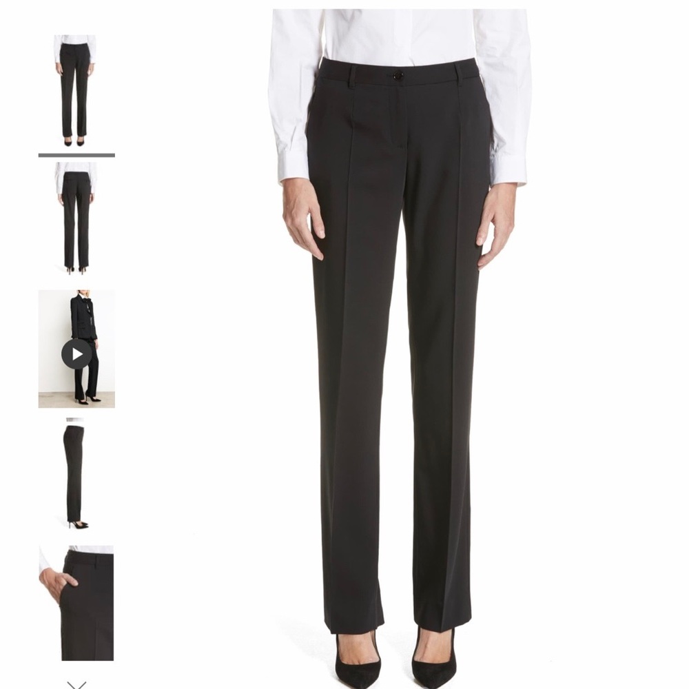 D&G Straight Leg Wool Trousers